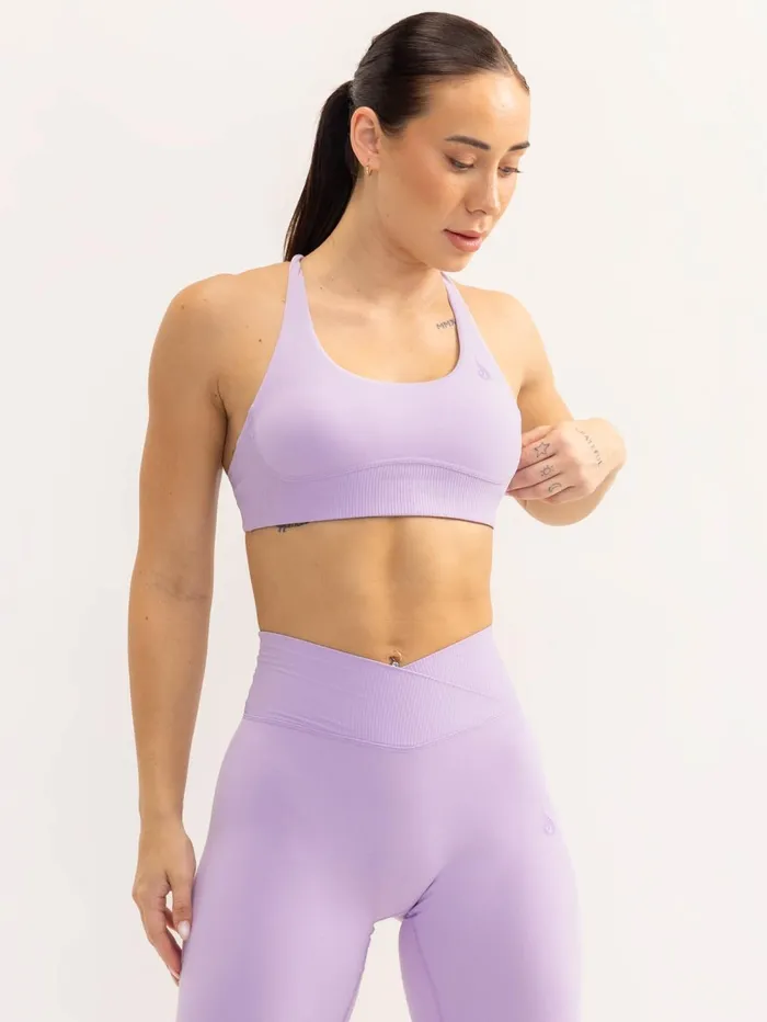 Activate Scoop Neck Sports Bra 8211 Lavender Women Ryderwear Sports Bras