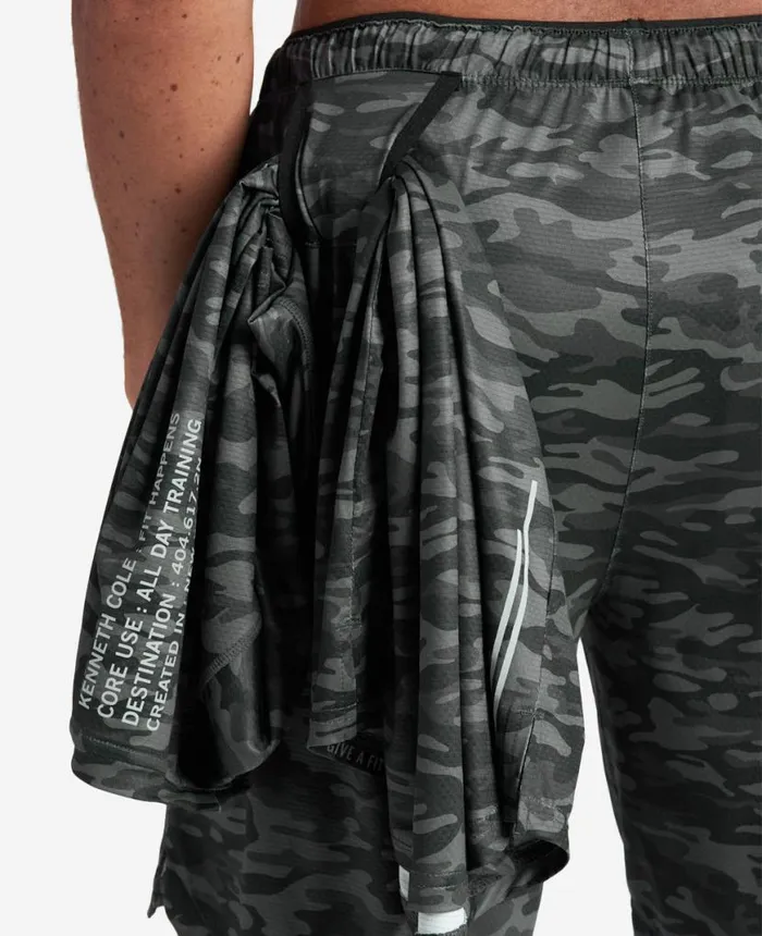 Active Stretch Short Black Camo Men Kenneth Cole Shorts Active Stretch Short Black Camo Men Kenneth Cole Shorts