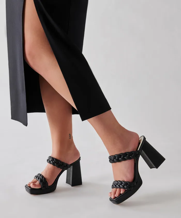 Ashby Wide Heels Black Stella Women Dolce Vita Heels