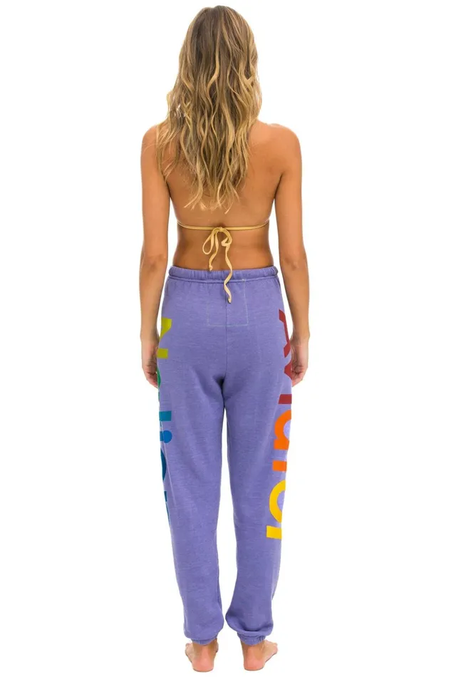 AVIATOR NATION 2 SWEATPANTS 8211 LAVENDER Women Aviator Nation Sweatpants
