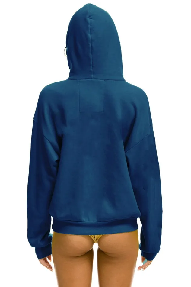 AVIATOR NATION NEW YORK CITY RELAXED PULLOVER HOODIE 8211 ROYAL Women Aviator Nation Hoodies