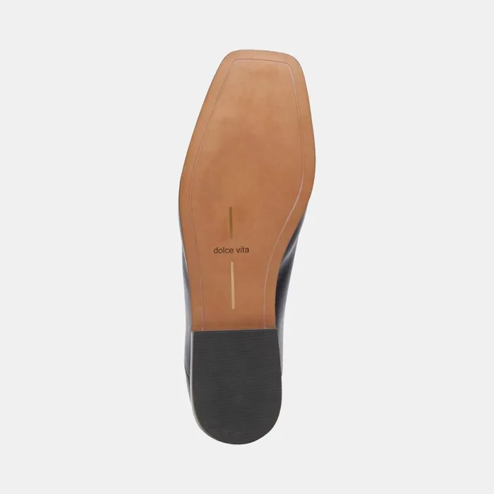 Beny Flats White Black Crinkle Patent Women Dolce Vita Flats and Loafers