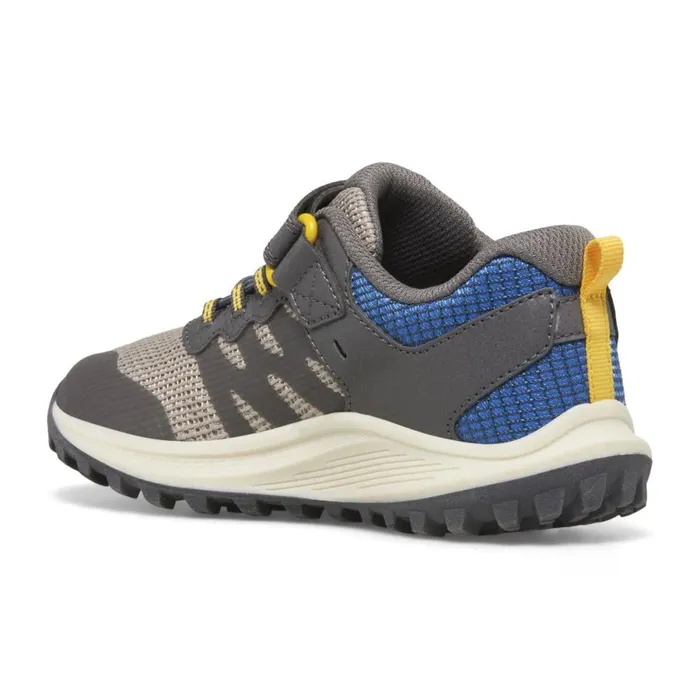 Big Nova 3 Sneaker Greybluegold Kids Merrell Sneakers