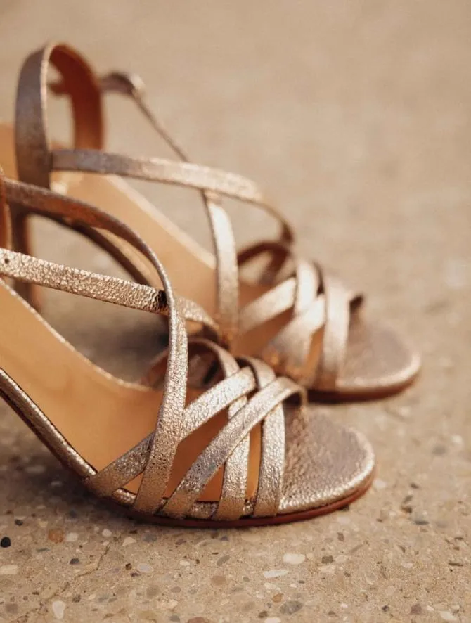 Bobbies Sandals and Mules Women Aka Sepia Gold