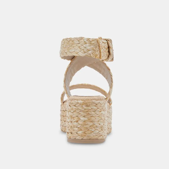 Cannes Sandals Lt Natural Raffia Women Dolce Vita Wedges