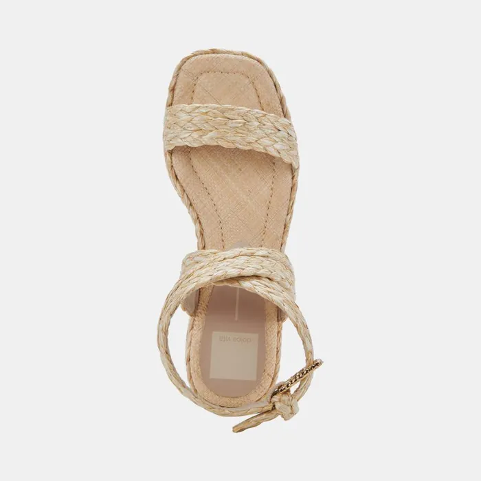 Cannes Sandals Lt Natural Raffia Women Dolce Vita Wedges