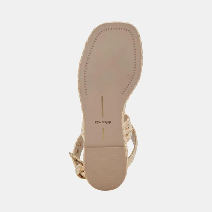 Cannes Sandals Lt Natural Raffia Women Dolce Vita Wedges