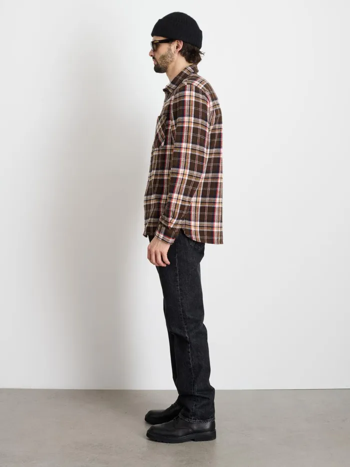 Chore Shirt In Vintage Wash Flannel Men Alex Mill Shirts