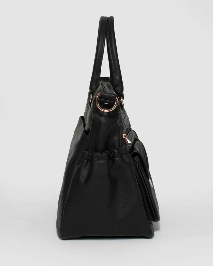 Colette By Colette Hayman Black Baby Bag Set Black Baby Nappy Bag Set Online Bags Baby Bags