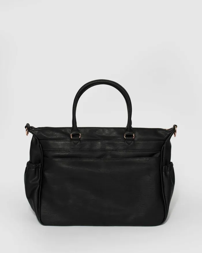 Colette By Colette Hayman Black Baby Bag Set Black Baby Nappy Bag Set Online Bags Baby Bags