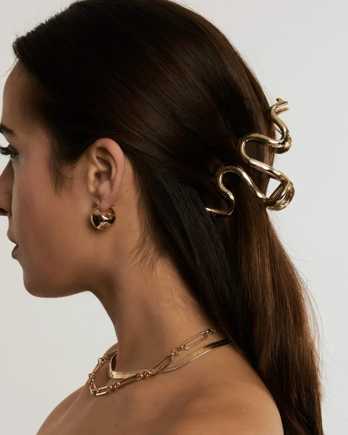 Colette By Colette Hayman Claw Clips Gold Metal Snake Hair Claw Clip 8211 Accessories