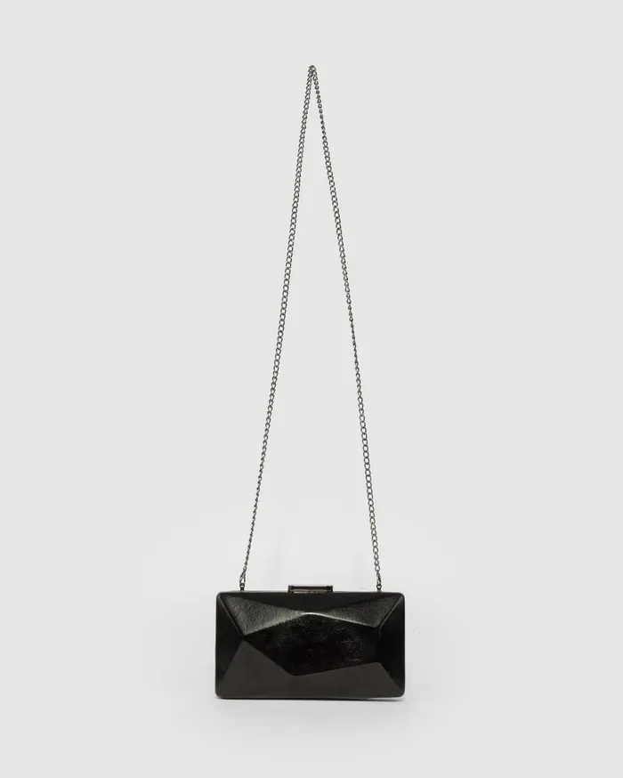 Colette By Colette Hayman Clutch Bags Black Liza Geo Hardcase Clutch Bag 8211 Bags