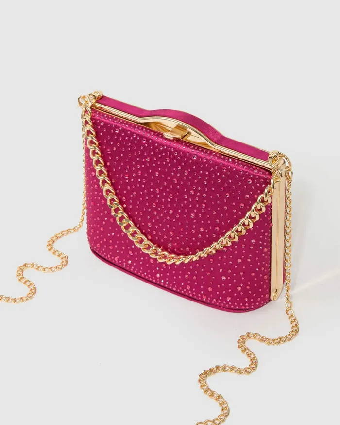 Colette By Colette Hayman Clutch Bags Pink Tullia Handle Crystal Bag 8211 Bags