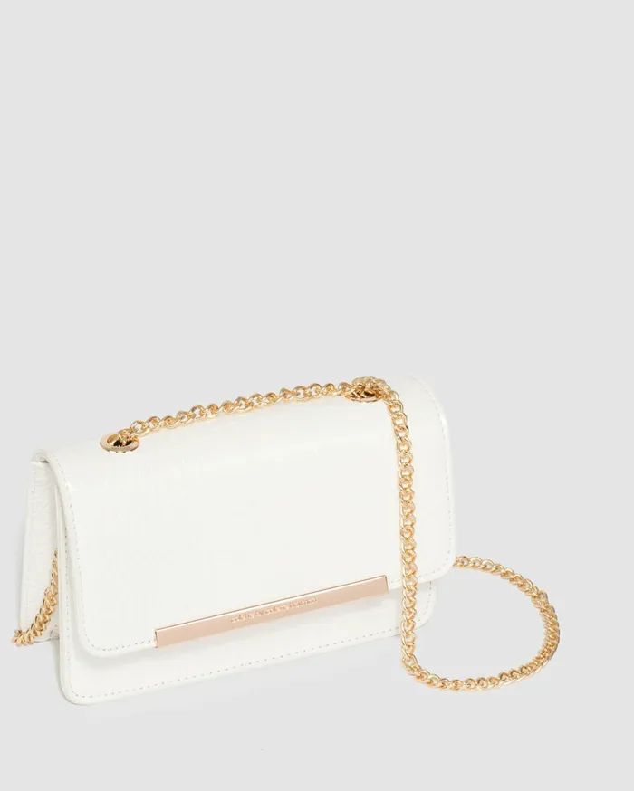 Colette By Colette Hayman Crossbody Bags Lauren White Chain Crossbody Bag 8211 Bags