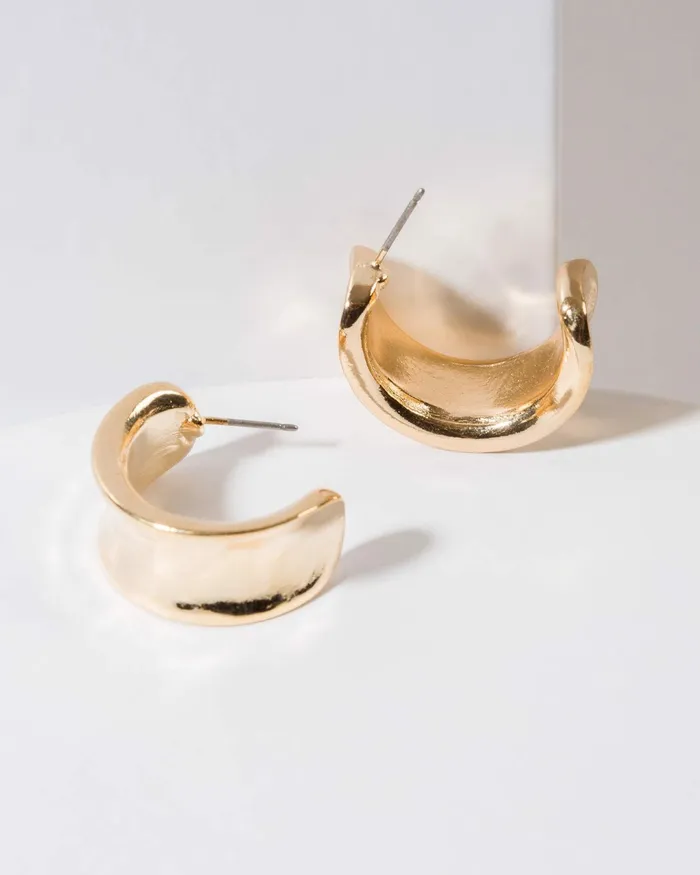 Colette By Colette Hayman Gold Curved Statement Stud Earrings Jewellery Statement Earrings Colette By Colette Hayman Gold Curved Statement Stud Earrings Jewellery Statement Earrings
