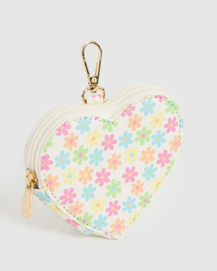 Colette By Colette Hayman Kids Bags Multi Heart Keyring Coin Purse 8211 Bags