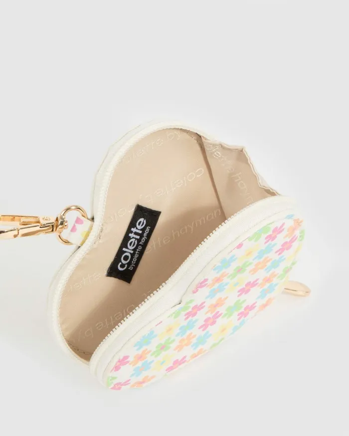 Colette By Colette Hayman Kids Bags Multi Heart Keyring Coin Purse 8211 Bags