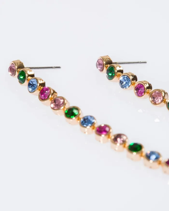 Colette By Colette Hayman Multi Fine Circle Drop Earrings Jewellery Drop