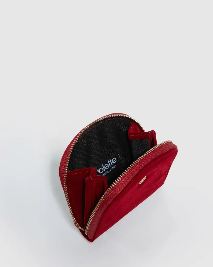 Colette By Colette Hayman Red Sienna Plate Mini Purse Bags Wallets
