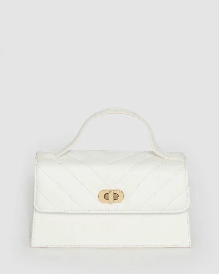 Colette By Colette Hayman Top Handle Bags White Luna Top Handle Bag 8211 Bags