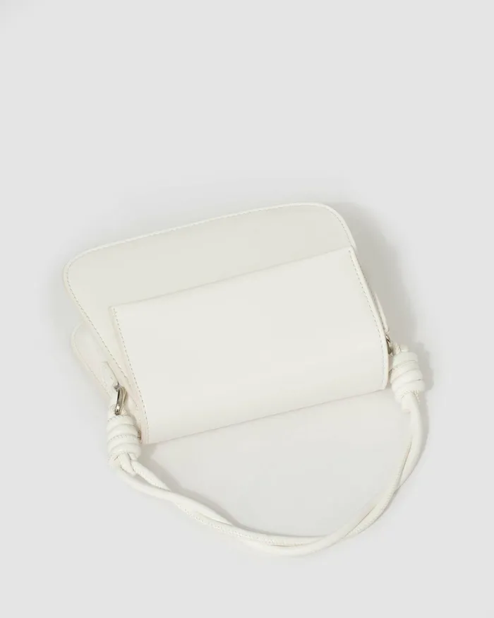 Colette By Colette Hayman White Olivia Twist Handle Tote Bag Bags Top Handle Bags