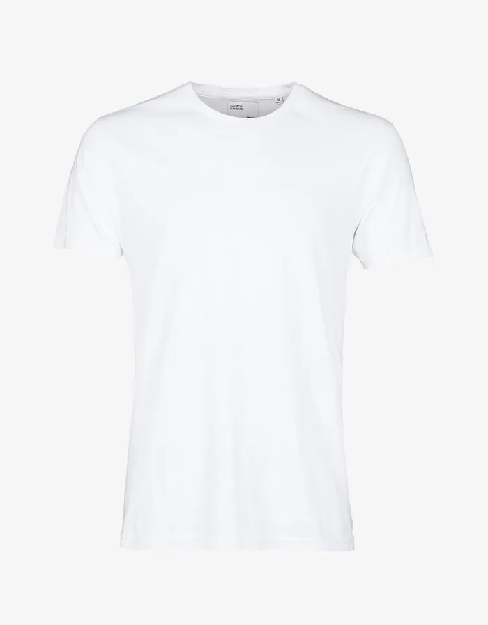 Colorful Standard Organic TShirt Classic Organic Tee 8211 Optical White 8211 Men