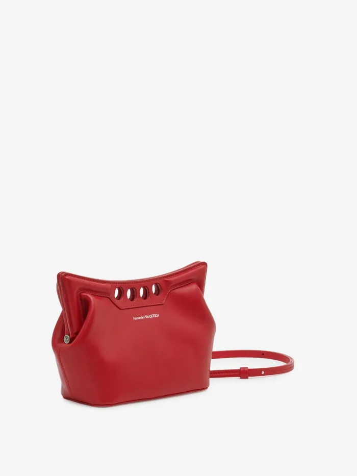 Crossbody Bags Women Alexander McQueen The Peak Bag Mini Welsh Red