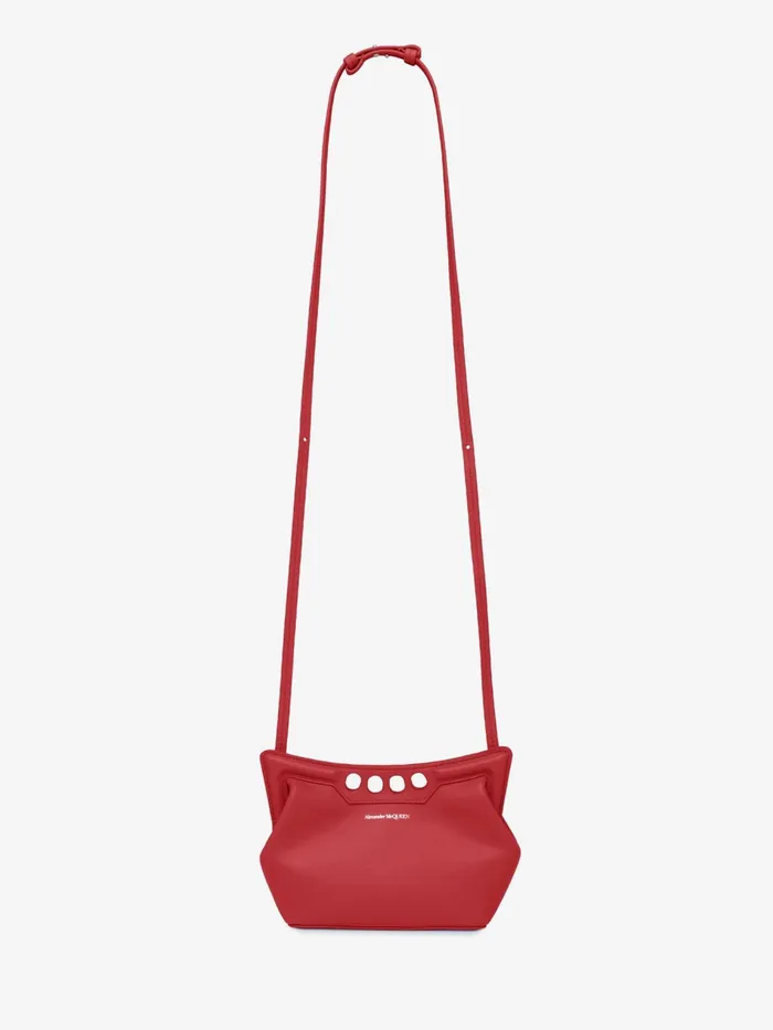 Crossbody Bags Women Alexander McQueen The Peak Bag Mini Welsh Red