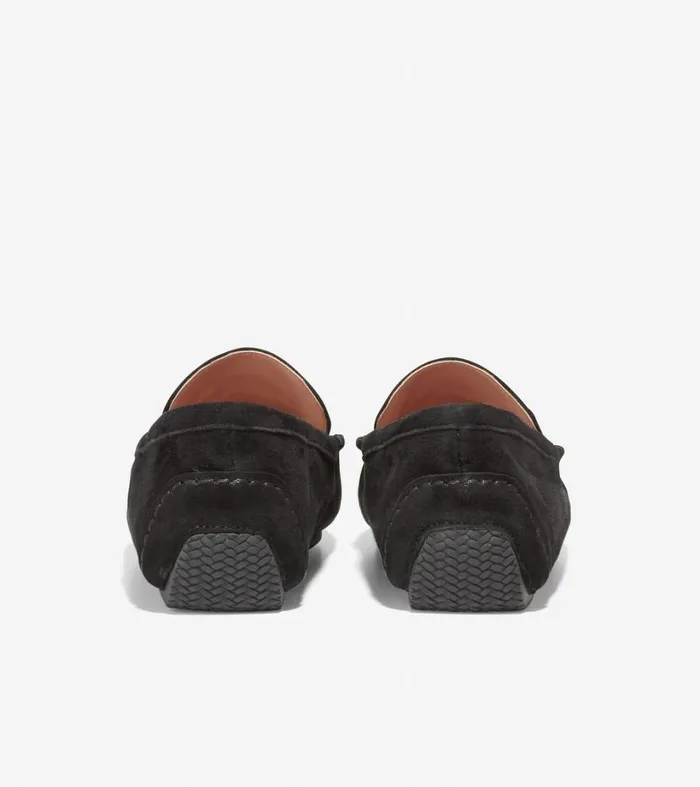 Dress Shoes Women Cole Haan Tully Driver Black Suede