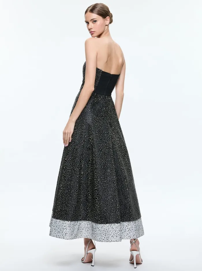 Dresses Women Alice Olivia Bijou Crystal Gown Blackoff White