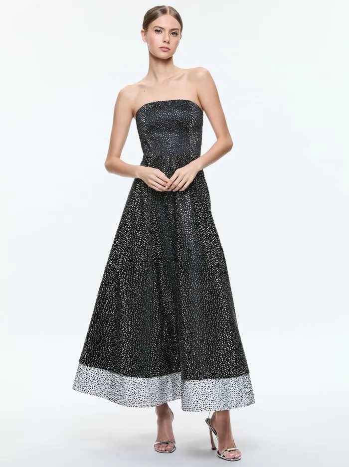 Dresses Women Alice Olivia Bijou Crystal Gown Blackoff White