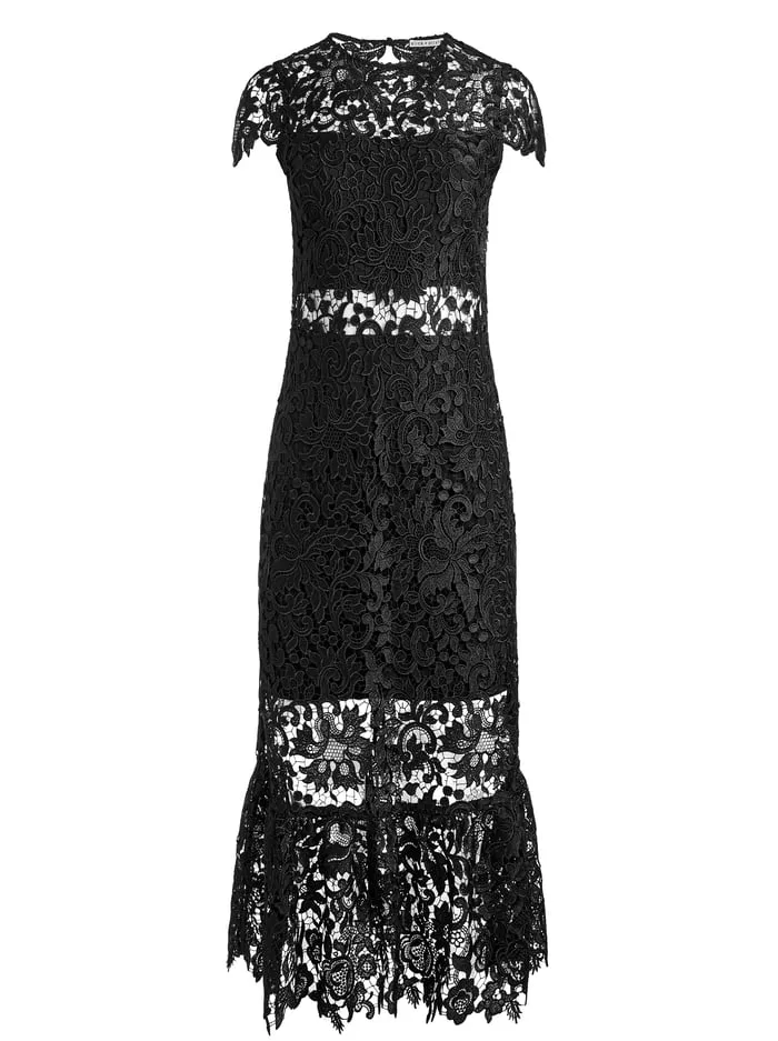 Dresses Women Alice Olivia Clover Open Back Dress Black