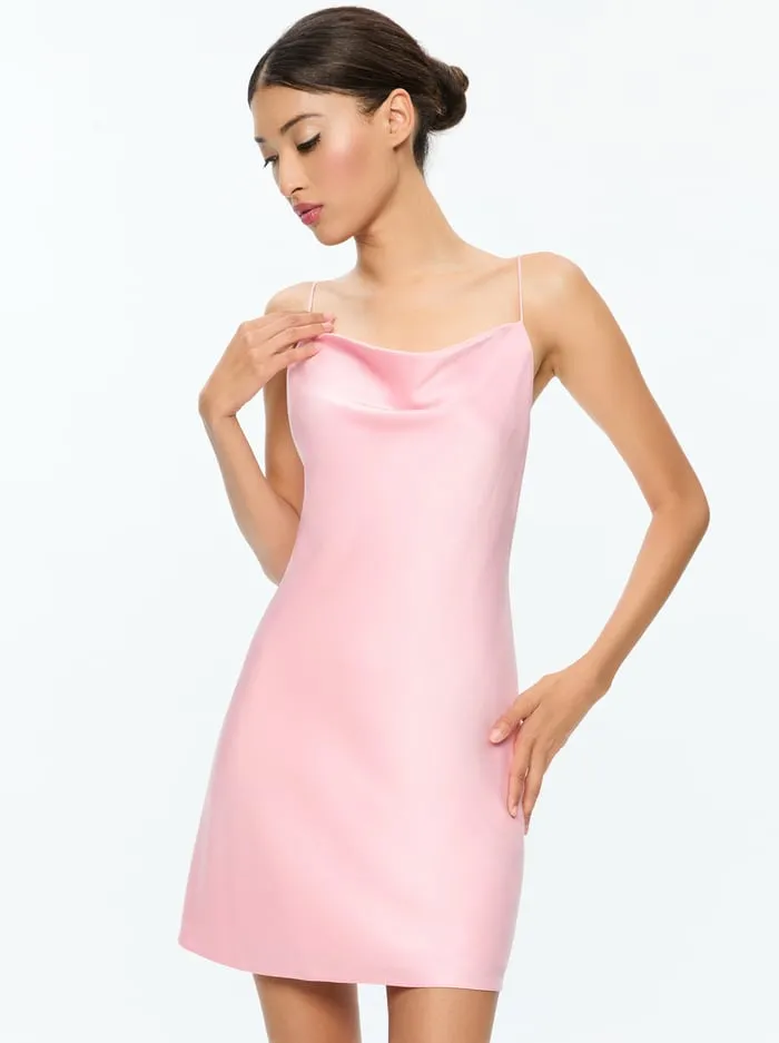 Dresses Women Alice Olivia Harmony Mini Slip Dress Rose Quartz