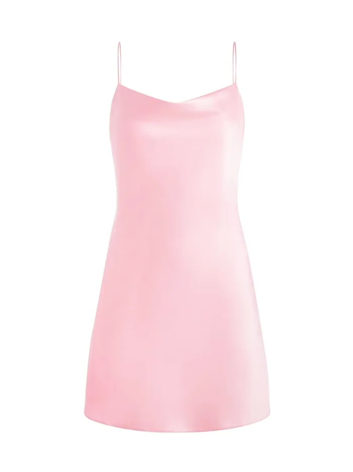 Dresses Women Alice Olivia Harmony Mini Slip Dress Rose Quartz