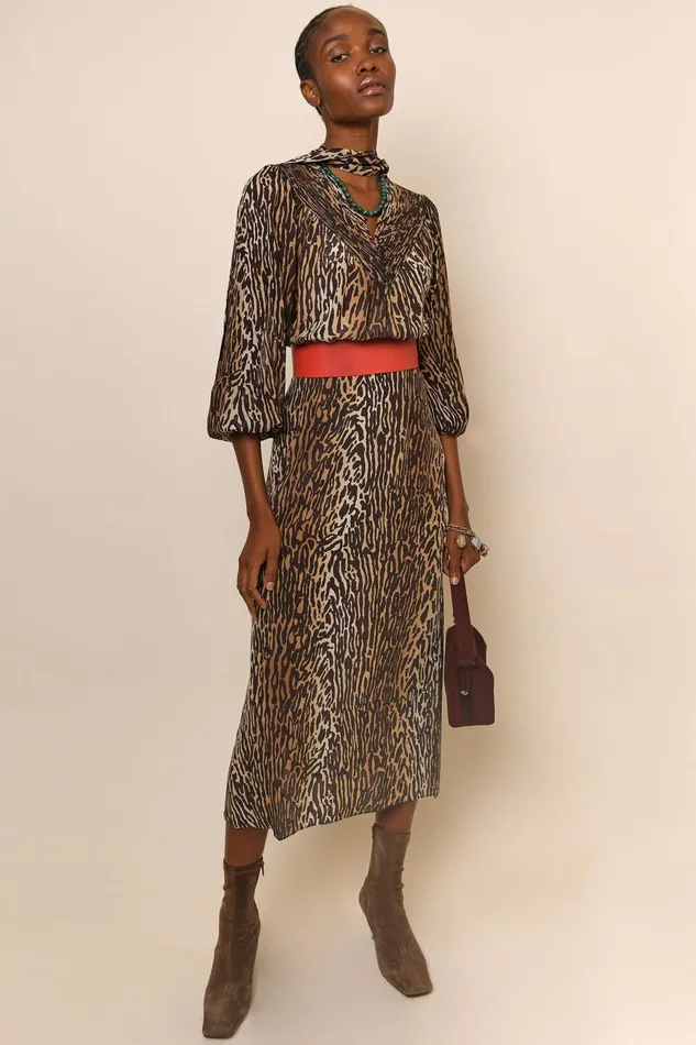 Dresses Women RIXO Bette Bohemia Leopard