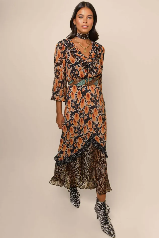 Dresses Women RIXO Jaida Sienna Starlet Mix Dresses Women RIXO Jaida Sienna Starlet Mix