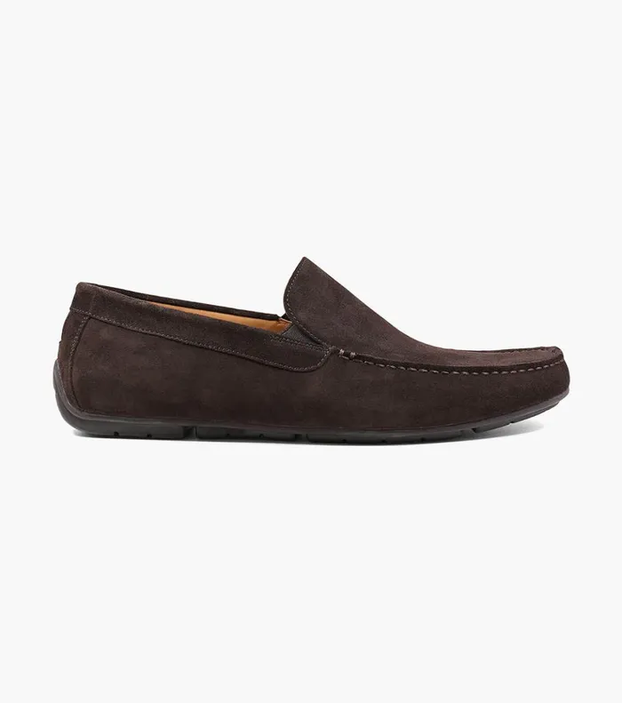 Dubino Moc Toe Venetian Slip On Chocolate Men Florsheim Dress Shoes