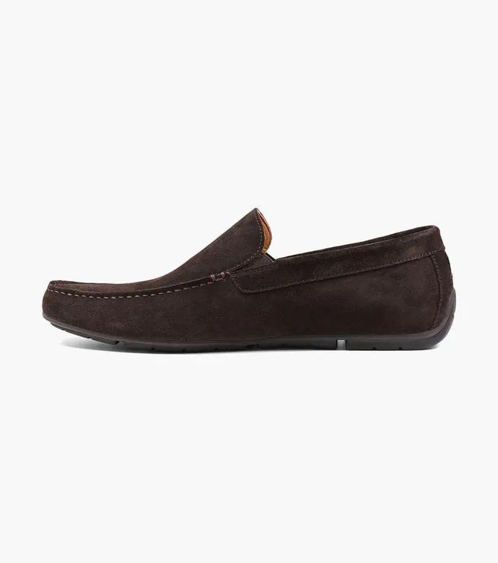Dubino Moc Toe Venetian Slip On Chocolate Men Florsheim Dress Shoes