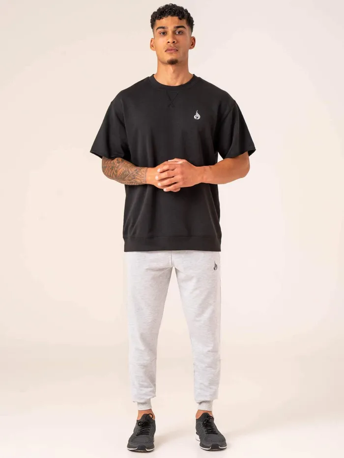 Emerge Track Pant 8211 Snow Grey Marl Men Ryderwear Gym Pants