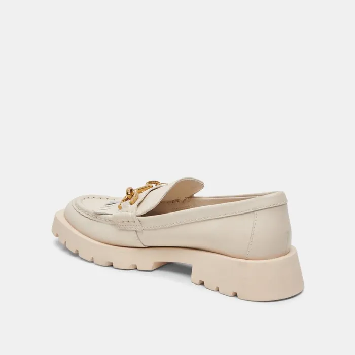 Erna Flats Ivory Leather Women Dolce Vita Flats and Loafers