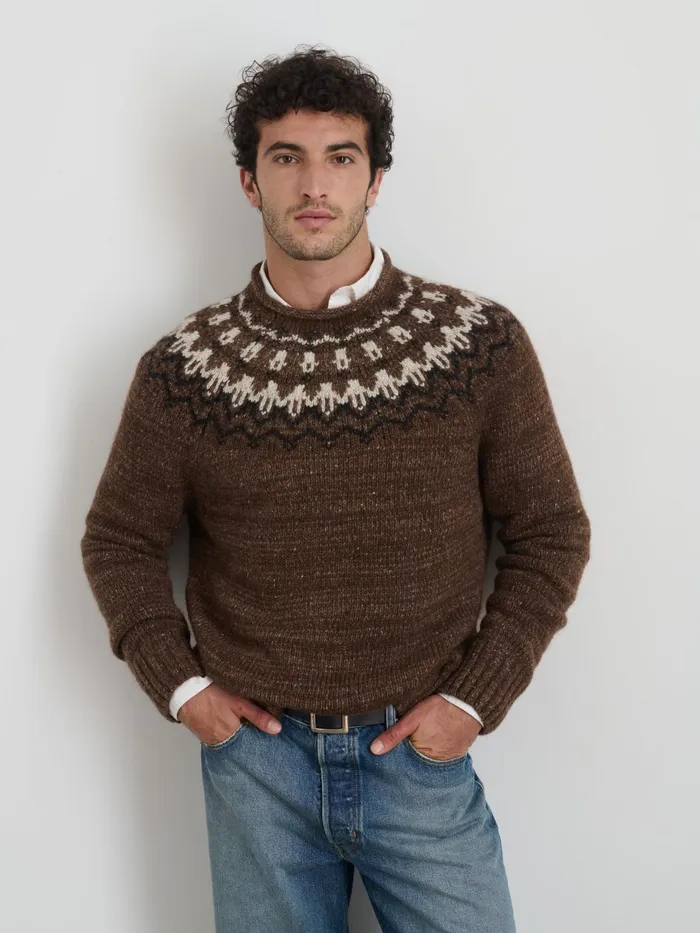 Fair Isle Rollneck Sweater Men Alex Mill Sweaters Sweatshirts Fair Isle Rollneck Sweater Men Alex Mill Sweaters Sweatshirts