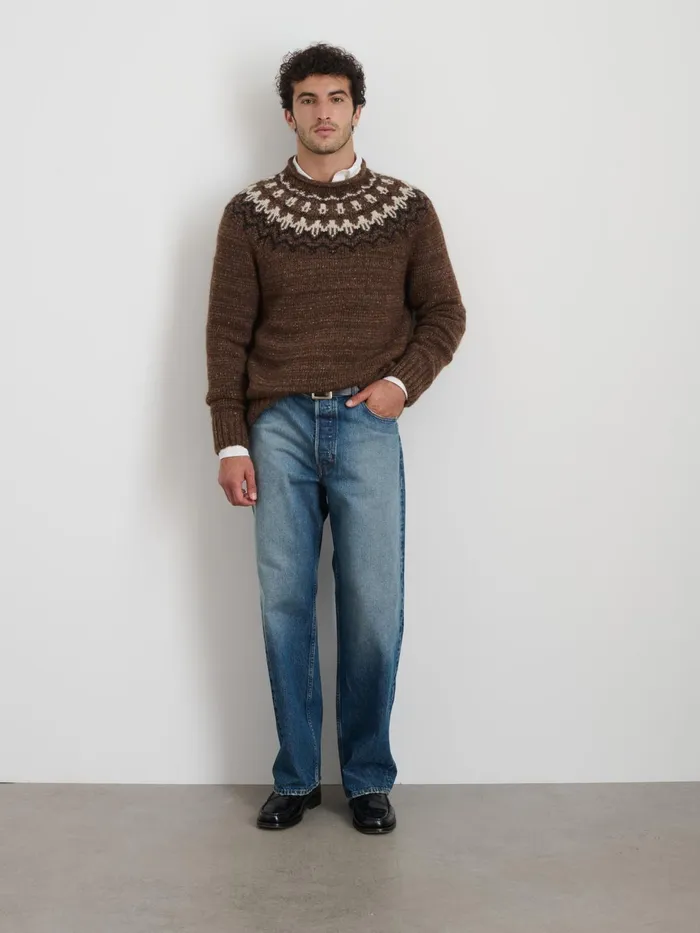 Fair Isle Rollneck Sweater Men Alex Mill Sweaters Sweatshirts Fair Isle Rollneck Sweater Men Alex Mill Sweaters Sweatshirts