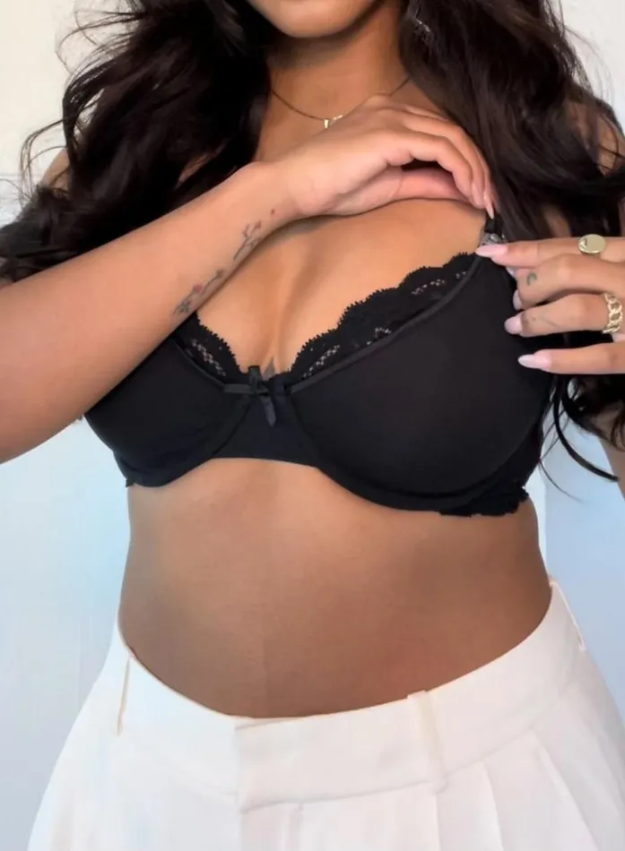 Fleur Du Mal Essentials Bras Charlotte Nursing Bra Black 8211 Women