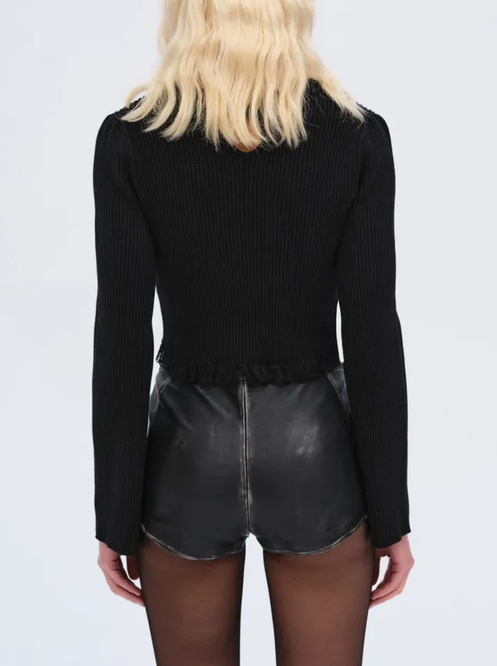 For Love and Lemons Lyon Knit Top Women Tops
