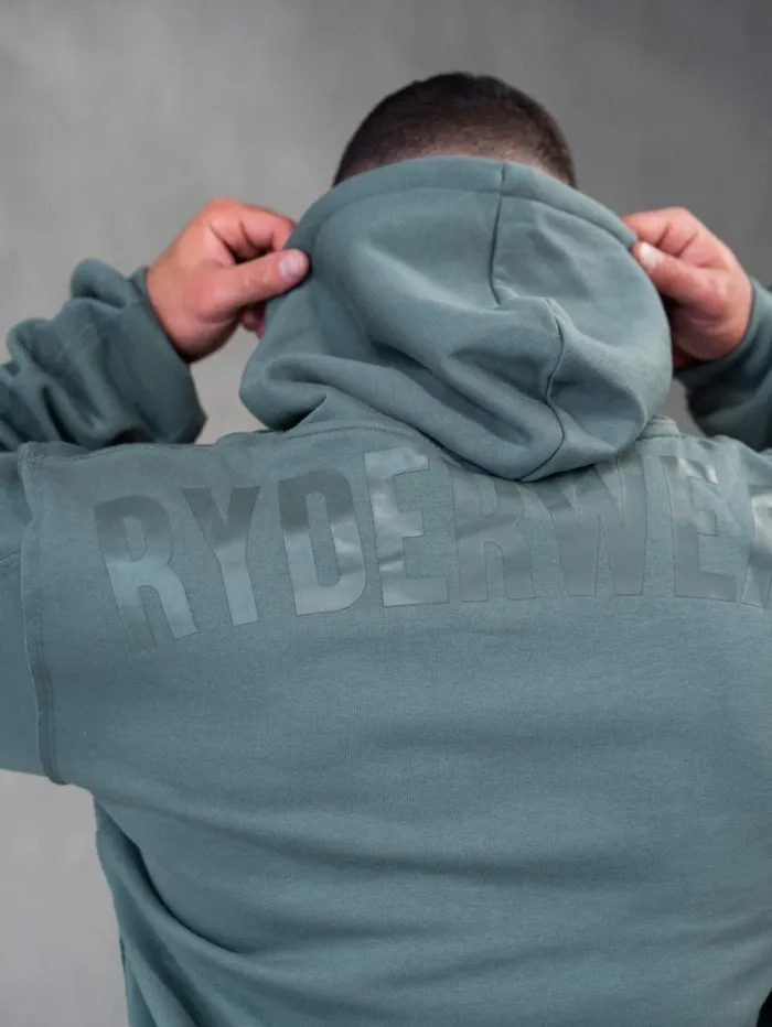 Force Pullover Hoodie 8211 Fern Green Men Ryderwear Sweaters and Hoodies