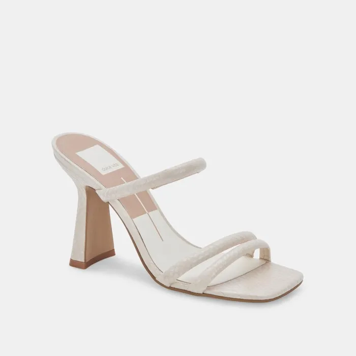 Fort Heels Ivory Embossed Stella Women Dolce Vita Heels