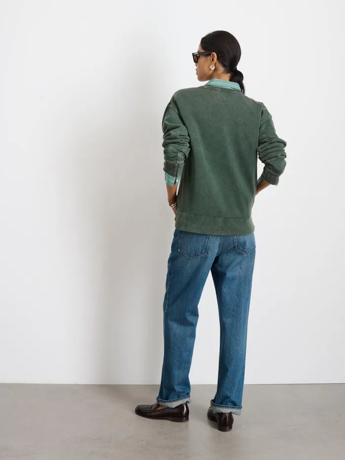 Frankie Sweatshirt In Vintage Wash Pine Grove Women Alex Mill Sweaters