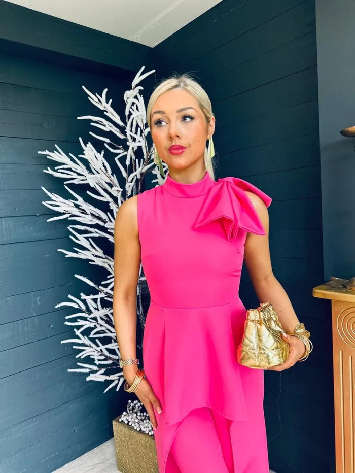 Grayson Occasion 2 Piece Pink Womens Canella Lane Suits and Blazers