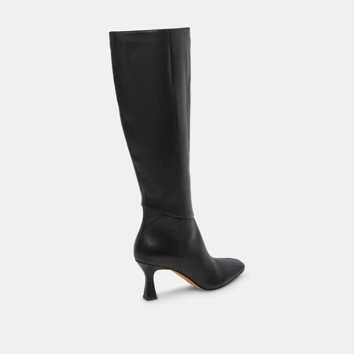 Gyra Boots Black Leather Women Dolce Vita Boots and Booties