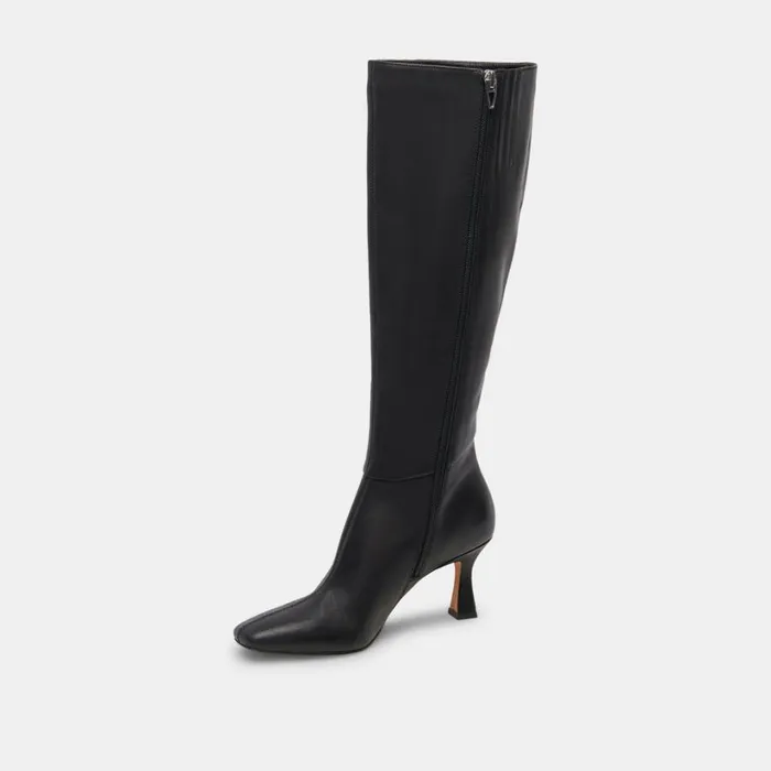 Gyra Boots Black Leather Women Dolce Vita Boots and Booties